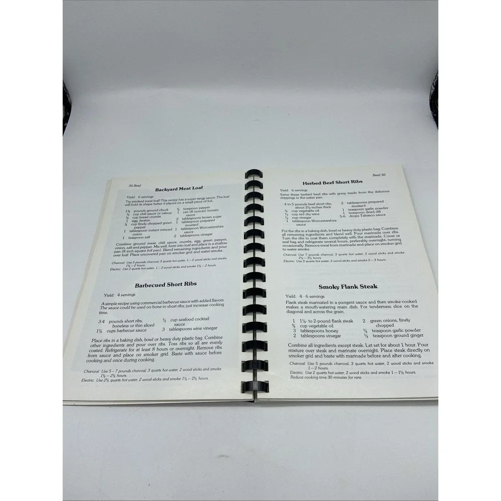 Cook'n Ca'jun Water Smoker Cookbook‎ Recipes for Grill 1984 Sondra Hester Spiral